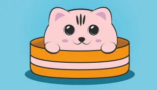 Little cat Cartoon Drawing cat drawing Stickdatei