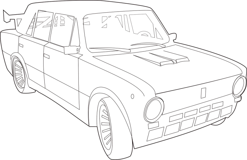Car Auto Automobile Stickdatei – Fahrzeuge