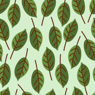 Leaves Drawing Wallpaper Stickdatei