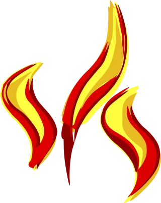 Fire Flame Candle Stickdatei