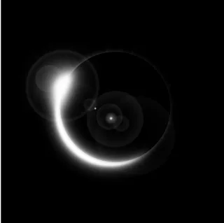 Eclipse Moon Sun Stickdatei