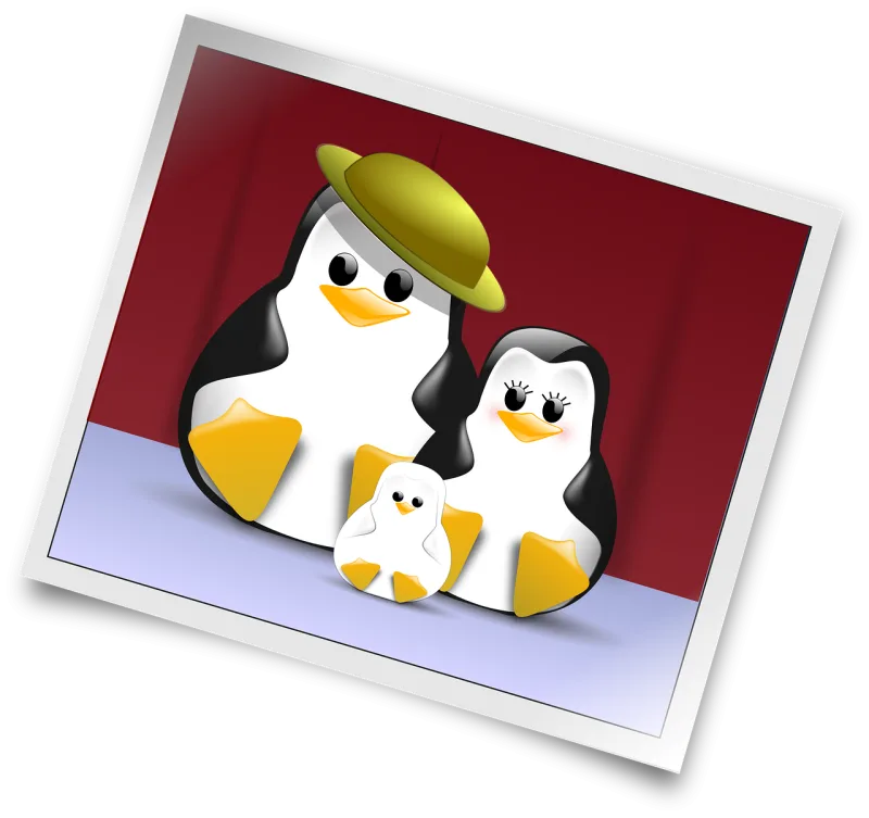 Penguin Tux Penguins Stickdatei – Tiere