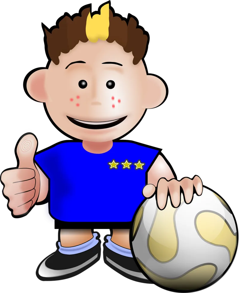Boy Child Soccer Stickdatei – Sport