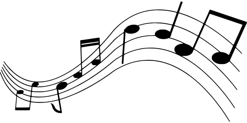 Silhouette Musical Clef Stickdatei – Musik