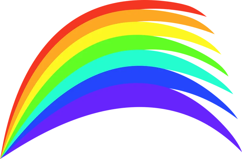 Rainbow Colours Colourful Stickdatei – Musik