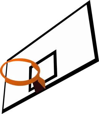 Backboard Rim Basketball Stickdatei