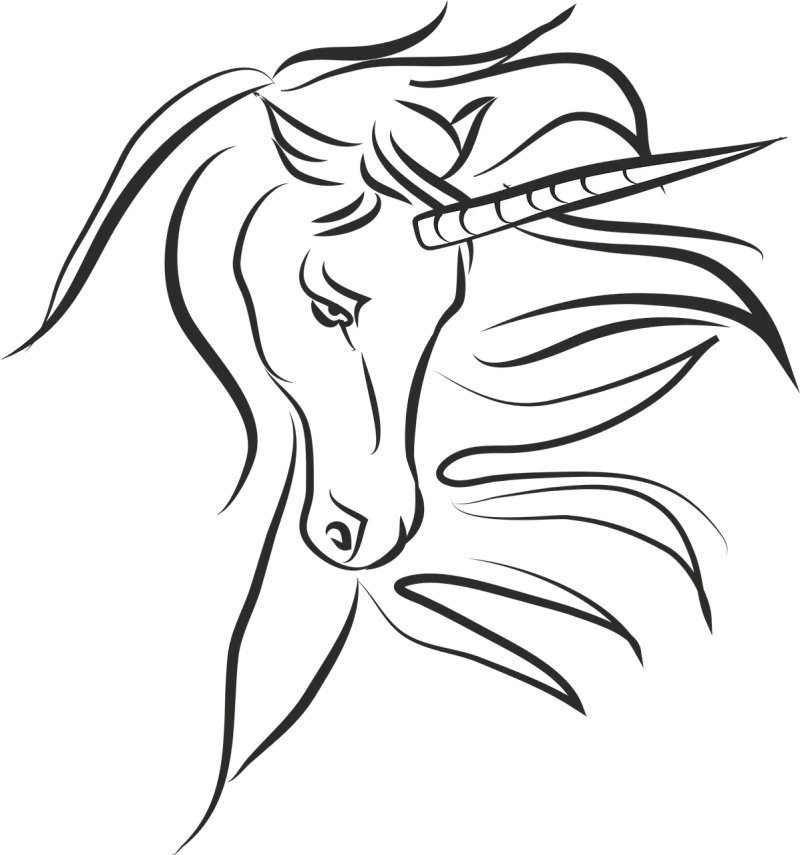 Unicorn Horse Mythical creatures Stickdatei – Kinder