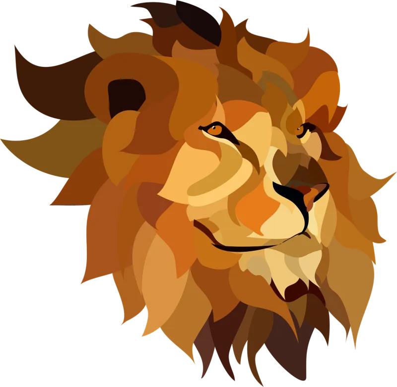 Lion Nature Feline Stickdatei – Tiere