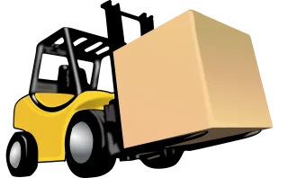 Forklift Lift truck Industrial Stickdatei