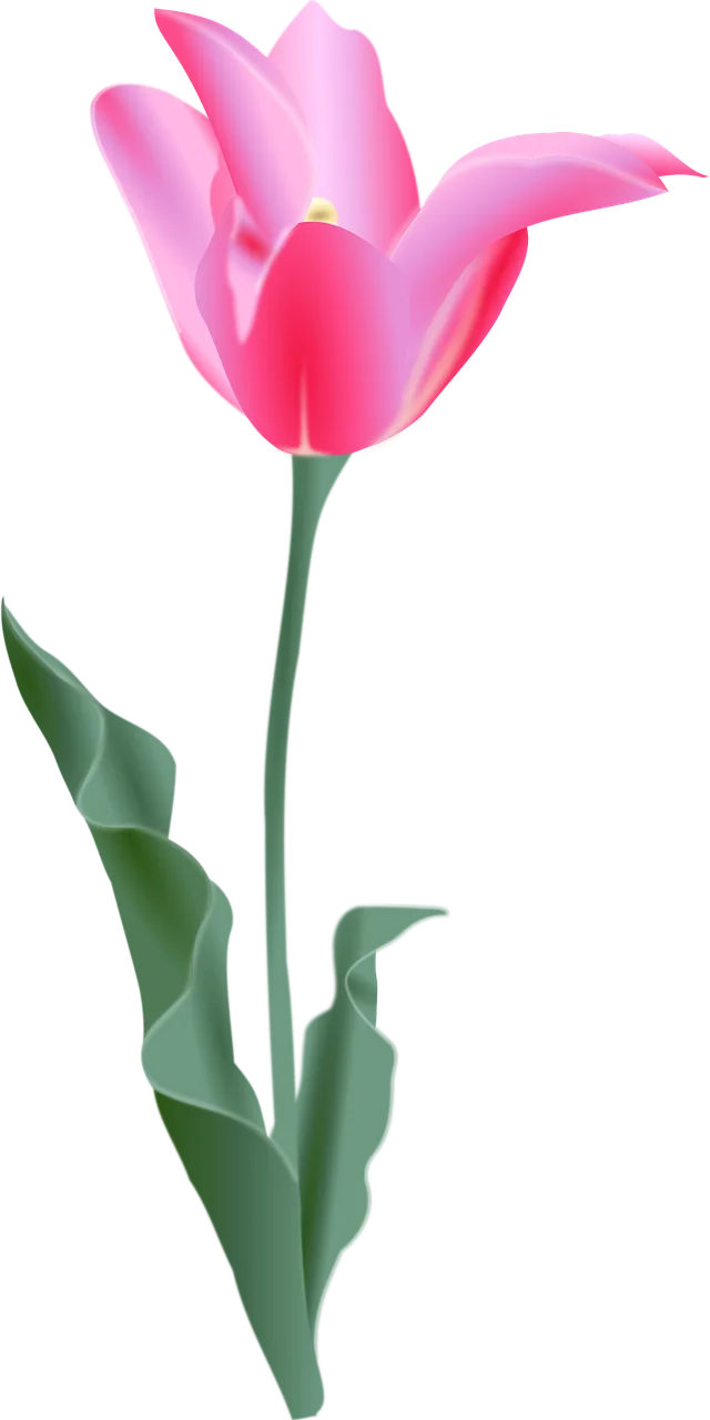 Tulip Pink Beautiful flowers Stickdatei – Blumen