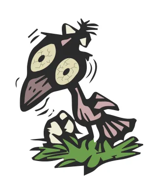 Bird Dinosaur Artwork Stickdatei
