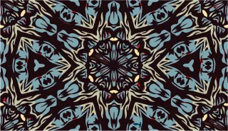 Mosaic Geometric Pattern Stickdatei