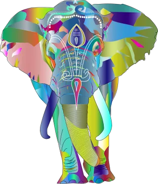 Elephant Nature Pachyderm Stickdatei