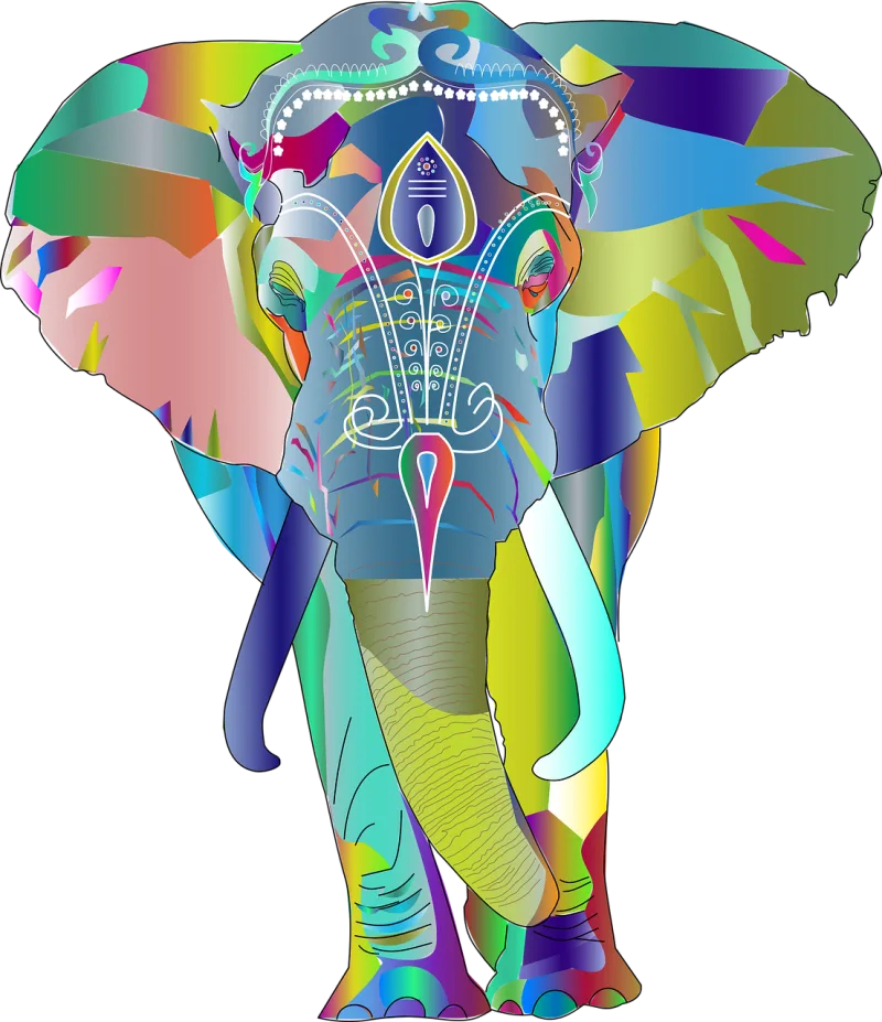 Elephant Nature Pachyderm Stickdatei – Tiere