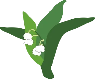 Lily of the valley Plant Flower Stickdatei