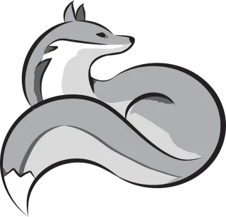 Silver Fox Animal Stickdatei