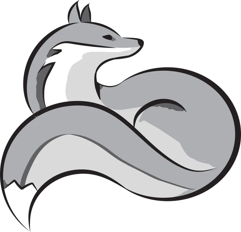 Silver Fox Animal Stickdatei – Tiere