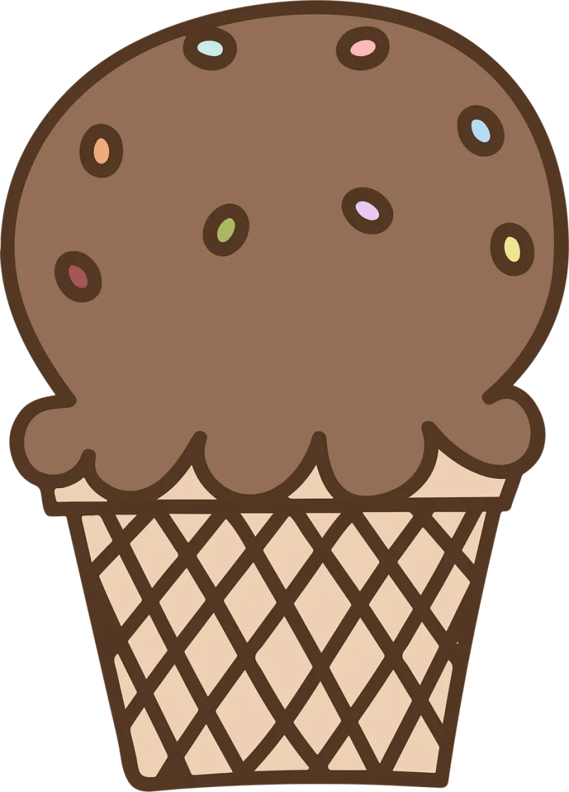 Ice cream Summer Dessert Stickdatei – Essen & Trinken