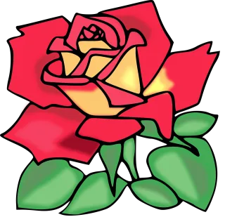Rose Pink Flower Stickdatei – Blumen