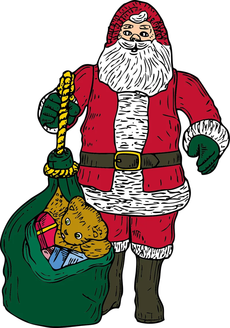 Santa claus Christmas Xmas Stickdatei – Weihnachten