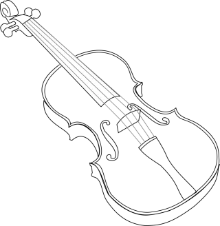 Violin Musical Instrument Stickdatei