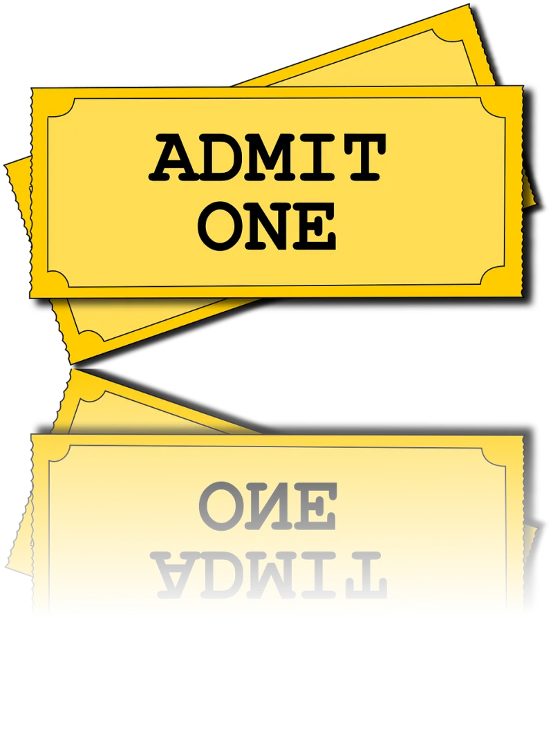 Ticket Movie Admission Stickdatei – Musik
