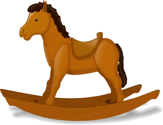 Rocking horse Child's toy Horse Stickdatei