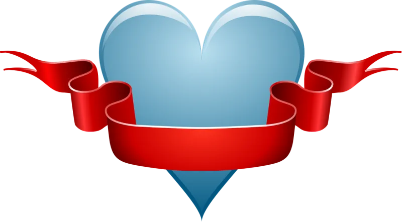 Heart Love Ribbon Stickdatei – Herzen & Liebe
