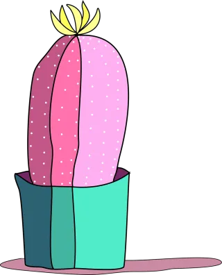 Cactus Pink cactus Cactus illustration Stickdatei