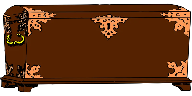Chest Wood Brown Stickdatei – Sport