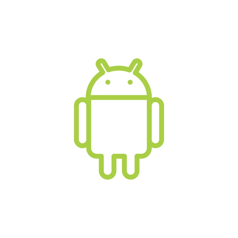 Android Android icon Android logo Stickdatei – Kinder