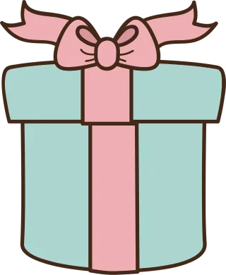 Gift Happy birthday This Stickdatei