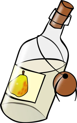 Bottle Alcohol Cork Stickdatei