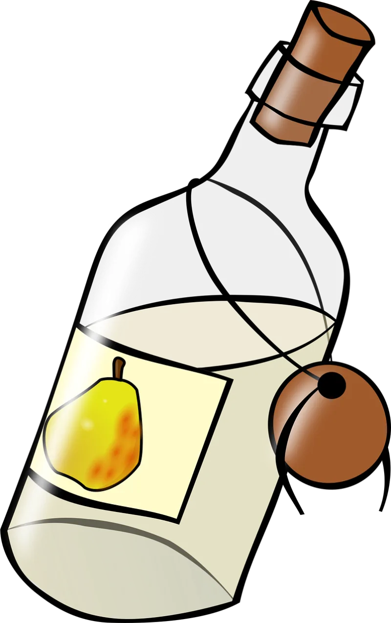 Bottle Alcohol Cork Stickdatei – Essen & Trinken
