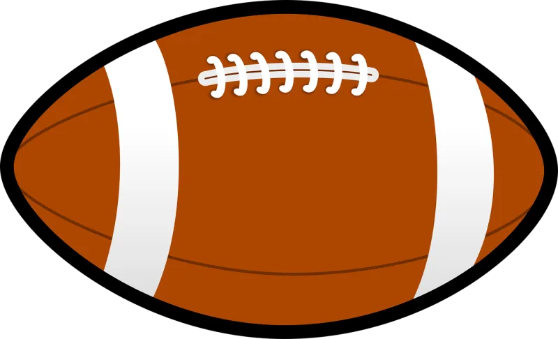Football Brown Pigskin Stickdatei – Sport