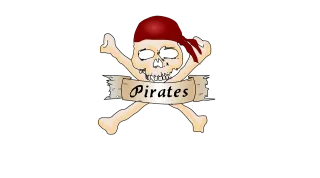 Crossbones Skull Pirates Stickdatei