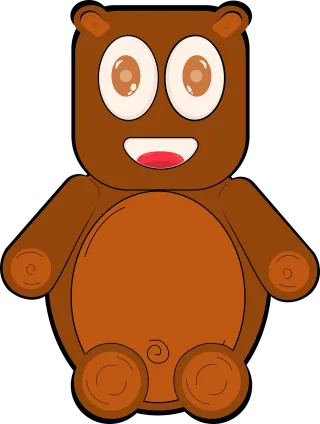 Bear Teddy bear Child bear Stickdatei