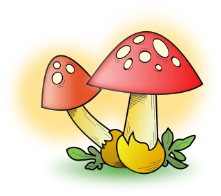 Mushrooms Red Plant Stickdatei