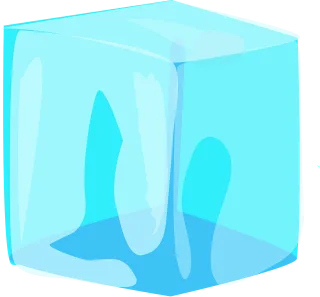 Ice Block Cube Stickdatei