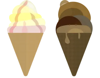 Icecream Vanilla Ice Stickdatei