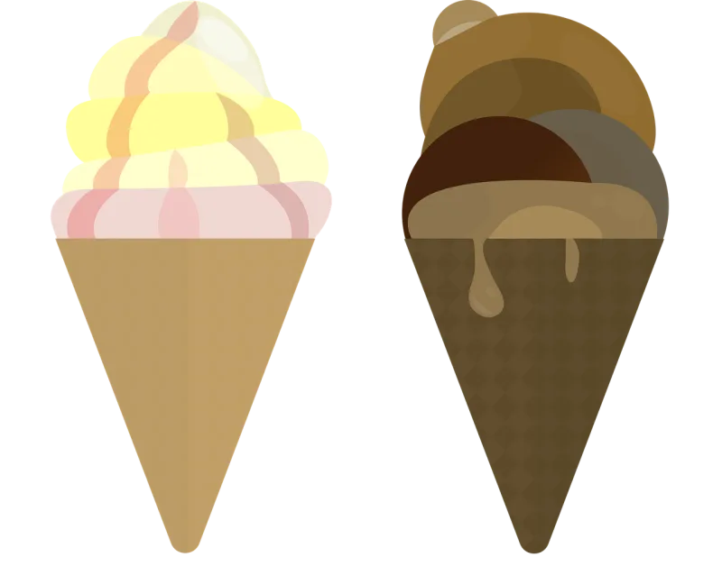 Icecream Vanilla Ice Stickdatei – Essen & Trinken