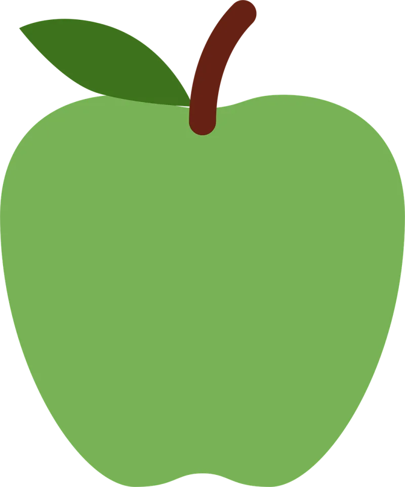 Apple Green Green apple Stickdatei – Essen & Trinken
