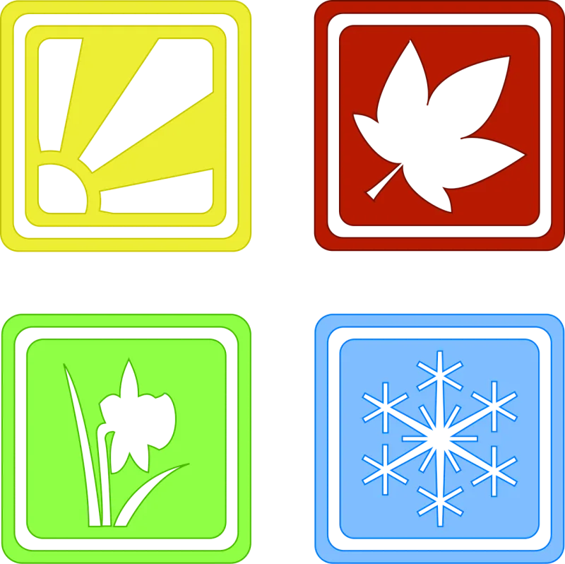 Seasons Four Symbols Stickdatei – Weihnachten