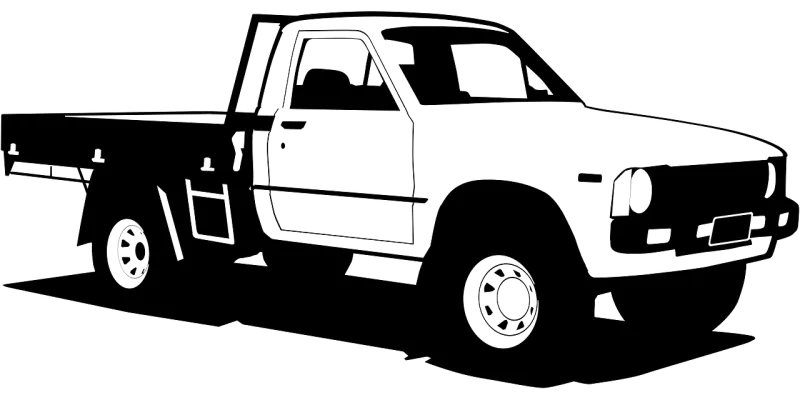 Pickup truck Van Transportation Stickdatei – Fahrzeuge