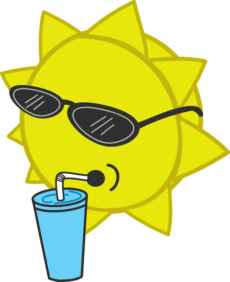 Summer Nature Sun Stickdatei – Natur