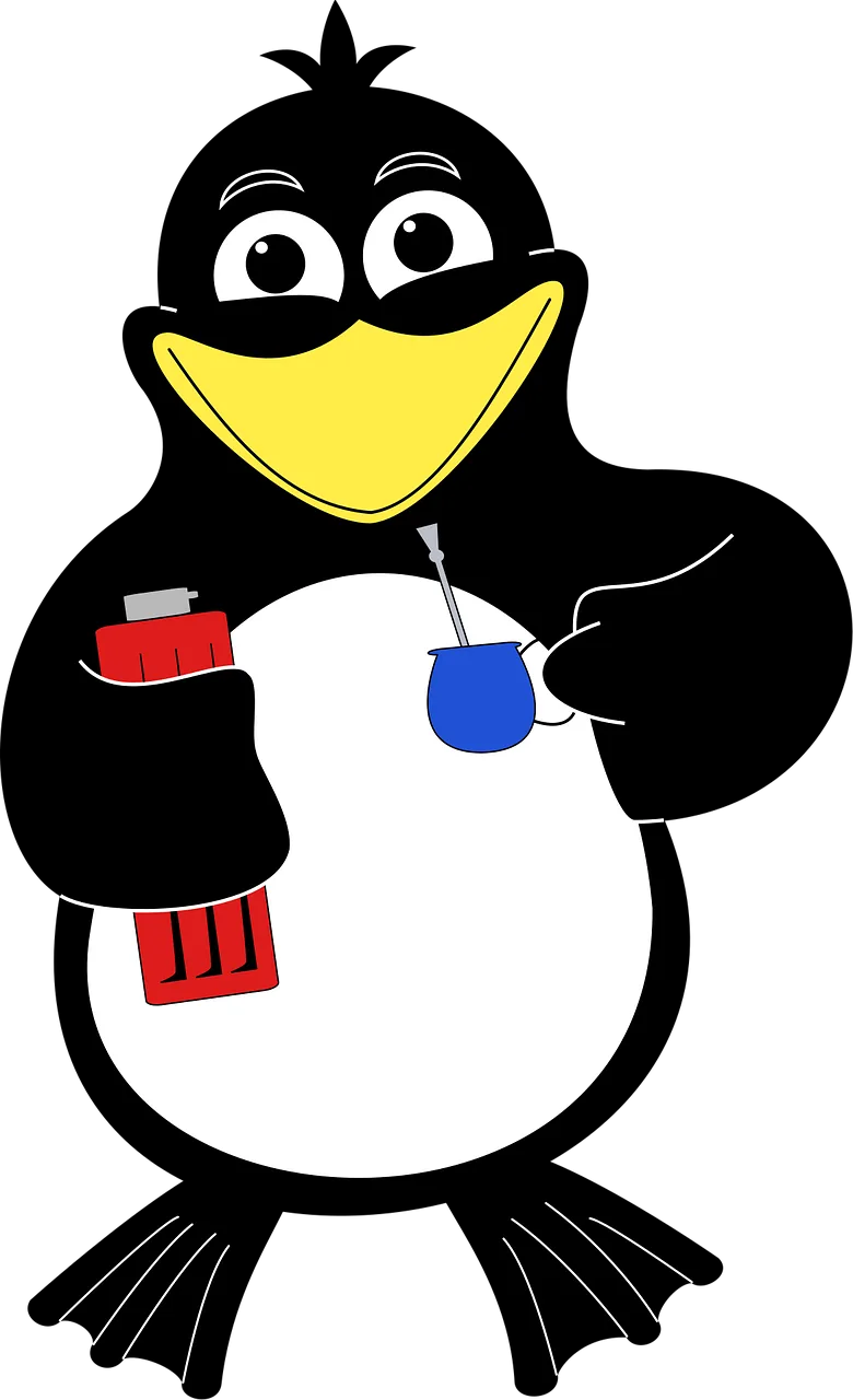 Penguin Animal Cartoon Stickdatei – Tiere