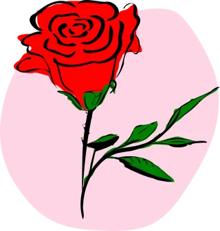 Rose Rosa Rose flower Stickdatei