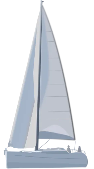 Sailboat Sail Dinghy Stickdatei – Fahrzeuge