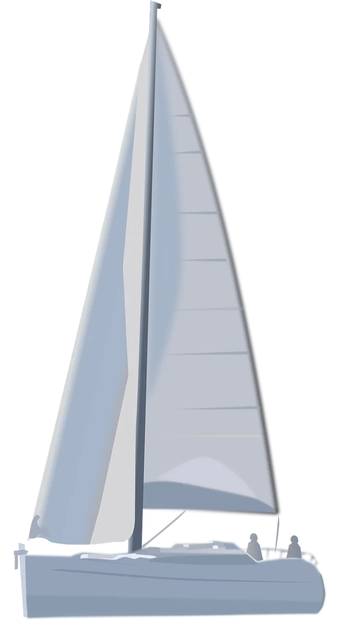 Sailboat Sail Dinghy Stickdatei – Fahrzeuge
