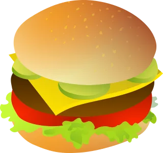 Cheeseburger Meat Bun Stickdatei